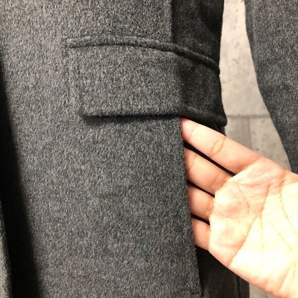 hotel Particulier Single Button Wool Blend Coat - Picture 4 of 13